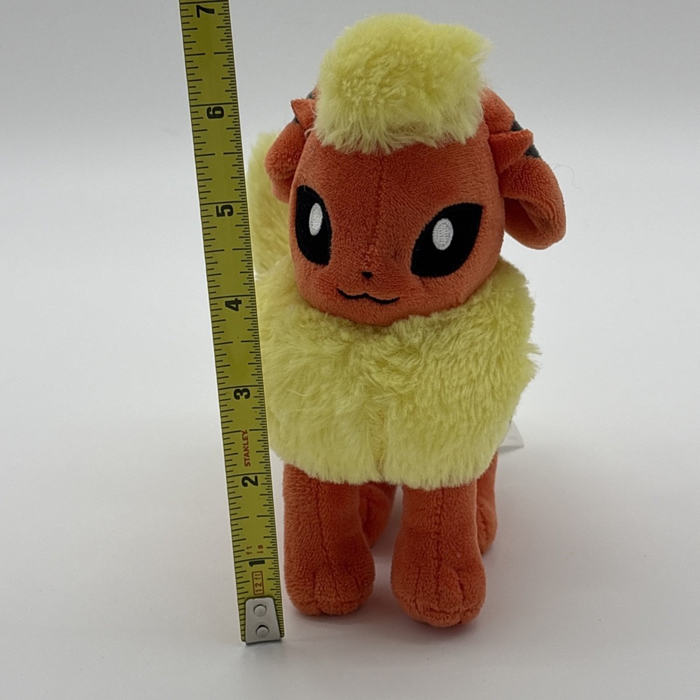 Pokemon Center Flareon Sitting Cuties Plush 6.5" Fit Toy Authentic 2017 - Picture 7 of 7